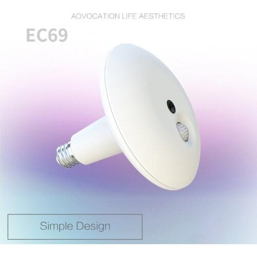 EC69 IP Camera Human Body Induction Smart Alarm CCTV Camera IR Night Vision 360 Wide Angle View Monitoring Bulb Surveillance