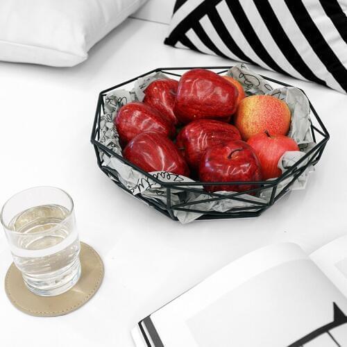 SWEETGO Artificial Fruit set apple orange pear cherry simulation foam fake model home decorating with trays photography tools