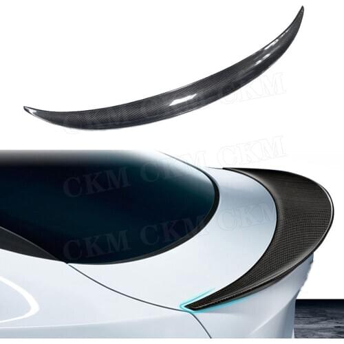 Carbon Fiber Rear Spoiler Trunk Trim Wings For BMW X6 E71 X6 F16 Spoiler 2008-2018 P Style Car Boot External Decoration