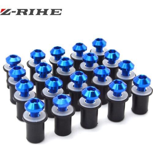 For honda cbr600 CBR1000X CBR 1000X CB500R CB500X CB 500R 500 M5 Motorcycle Windshield Windscreen Bolt Screw Nut Fastener Kit