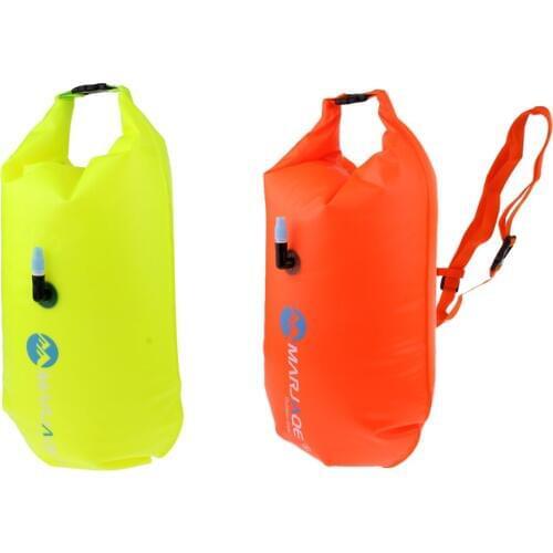 High Quality PVC Swim Buoy Dry Bag with Adjustable Waist Strap for Open Water Swimmers and Triathletes Swimming Tow Float Drybag