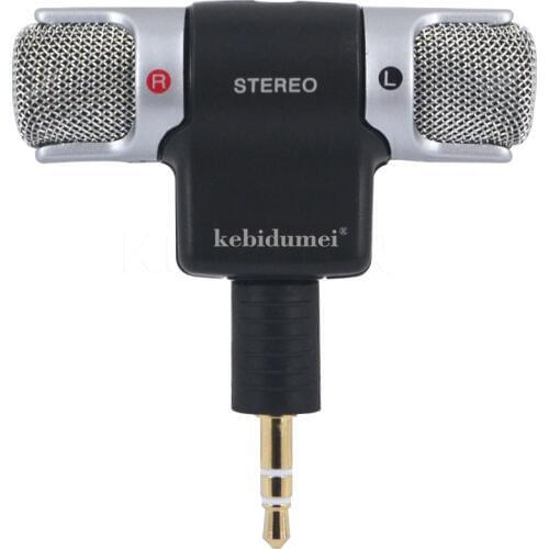 High Quality Portable Mini Mic Digital Stereo Microphone for Recorder PC laptop camera MD