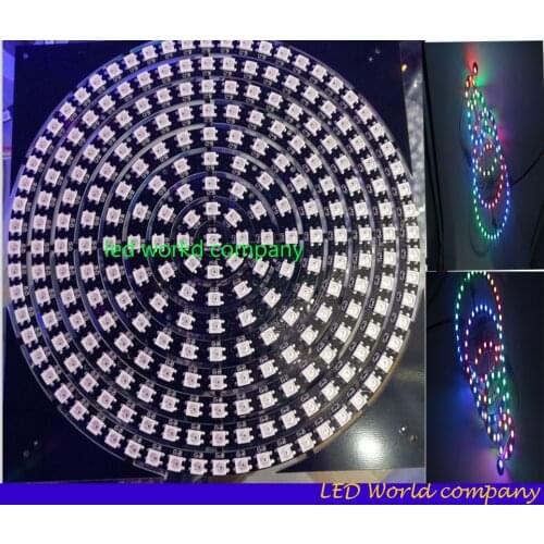 WS2812B Ring 1 8 12 16 24 32 40 48 60 93 241 Bits LEDs WS2812B SK6812 5050 RGB LED Ring 5050 Built-in RGB addressable DC5V