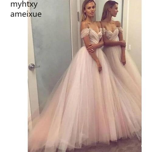 Elegant Sexy Cheap Evening Dresses Floor Length Off Shoulder 2021 Prom Dress Sequined Evening Gowns Custom Made Robe De Soiree