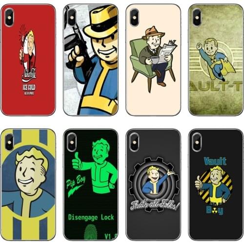 For iPhone 11 pro XR X XS Max 8 7 6s plus SE 5s 5c iPod Touch 5 6 cover case Fallout Vault Boy
