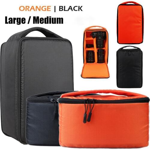 Shockproof Padded Protect Photography Camera Liner Bag Insert Partition Camera Hand Bag Pouch Holder for Canon Nikon Sony Fuji