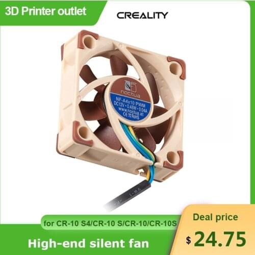Creality Noctua NF-A4x10 PWM 40mm x 10mm Ultra Quiet Silent Fan 12V 3-Pin Premium Cooling Fan for CR-10 S4/CR-10 S/CR-10/CR-10 S