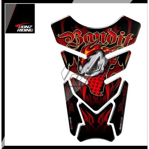For Suzuki Bandit 600 650 1200 1250 T 3D Motorcycle Tank Pad Gel Protector Bandit Tankpad