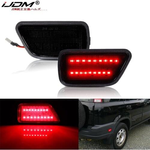 IJDM For Honda CR-V Rear Right Side Marker Light Red 12V Parking/Driving Lights, Replace OEM Car Sidemarker Lamps (1997-2001 )
