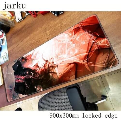 Tokyo Ghoul mousepad gamer 900x300X3MM gaming mouse pad Halloween Gift notebook pc accessories laptop padmouse ergonomic mat
