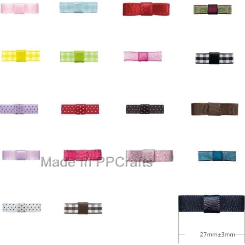 27MM Satin/Dots/Organza Ribbon Pinched Squareknot For Cloth Hairbow DIY Crafts 200pcs Free Shipping