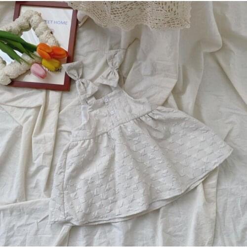 2021 Korea style girls dress fashion cotton autumn girls dresses