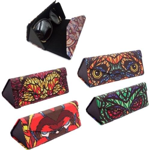 Fashion Men Women Glasses Case Protective Sunglasses Box Accessories Reading Eyeglasses Bag Student Folding Glasses Case