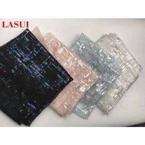 NEW 1Y/lot colourful sequins mesh fabric 4colurs for night dress DIY handmade accessroiesQ033