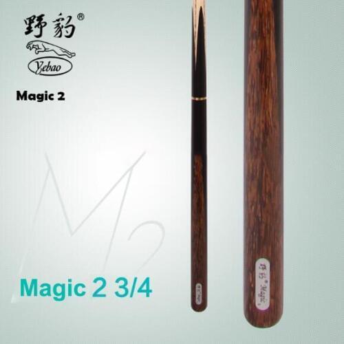 Original YEBAO Magic 2 Snooker Cue 10.05mm Tip 145cm Length 3/4 Snooker Cue Professional Ashwood Shaft with Excellent Gift China