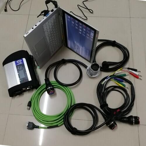 P-anasonic CF-AX2 I5 4G + 480GB MIni SSD V12.2020 software X/DAS/DTS installed well) + Diagnosis Tool MB Star SD C4 Ready to use