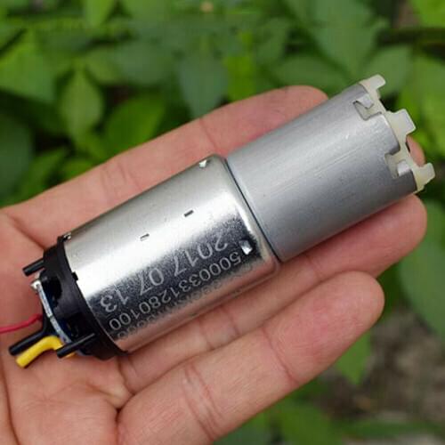 NdFeB Mini 396 Planetary Gear Motor DC 12V 9600RPM 6-pole Rotor Gearbox Speed Reducer Strong Magnetic for DIY Electric Car Trunk