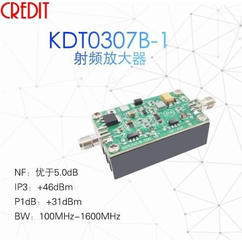 100MHz-2GHz RF Amplifier 1W Medium Power Amplifier Broadband RF Amplifier