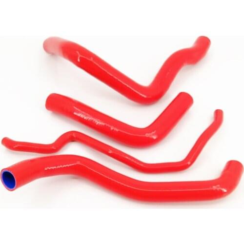 Silicone Radiator Coolant Hose Pipe Kit For Suzuki GSX-R 600 2006 2007 2008 4PCS