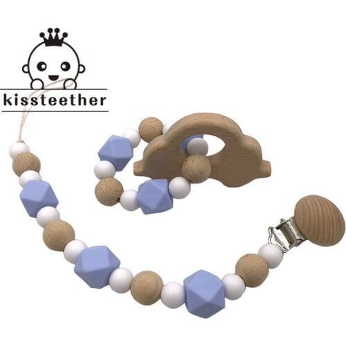 Silicone teething toy Baby Teether 3 Months Teether animal Teether beads Baby Gift Non-Toxic & BPA-Free Food Grade Silicone