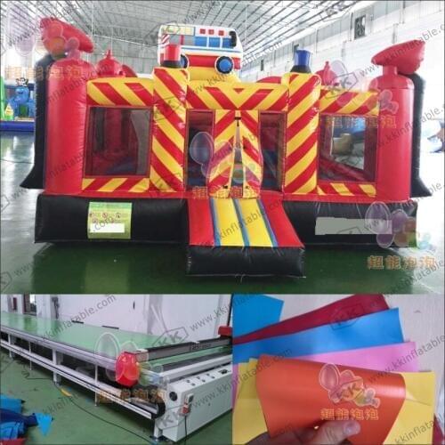 Commercial grade school bus bounce house jumper moonwalk trampoline for kids