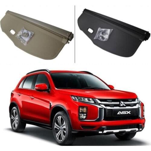For Mitsubishi ASX 2020 2021 2022 (Black/Beige) High Quality Rear Trunk Security Screen Privacy Shield Cargo Cover