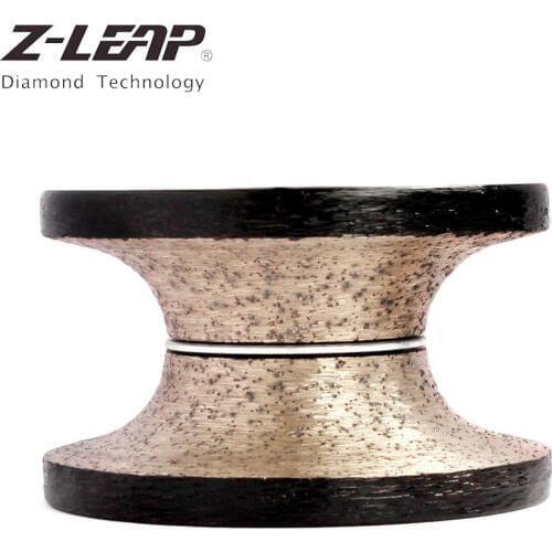 Z-LEAP 1PC Diamond Router Bit V30 Granite Marble Stone Profiling Wheel Wet Use For Countertop Grinding Pos.1 With M10 Thread