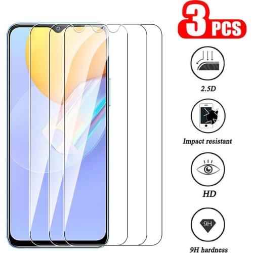 Y 3 full coverage tempered glass for vivo y3 2021 phone cases for vivo y20 y20i vivo y3 y 3 3y protective soft glass film
