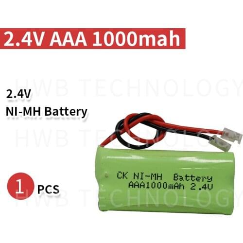 1PCS/lot KX Original New Ni-MH AAA 2.4V 800mAh Ni-MH Rechargeable Battery Pack With Plugs For Cordless Phone Free Shipping