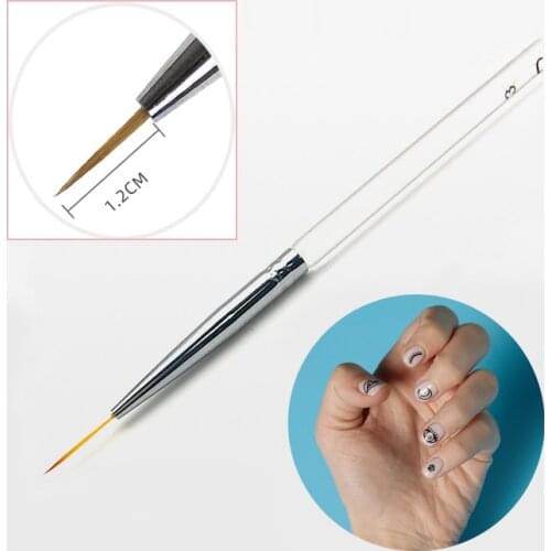 4PCS/Set Nail Art Lines Drawing Pen Nail Art LinerDrawing Painting Manicure Salon Tool