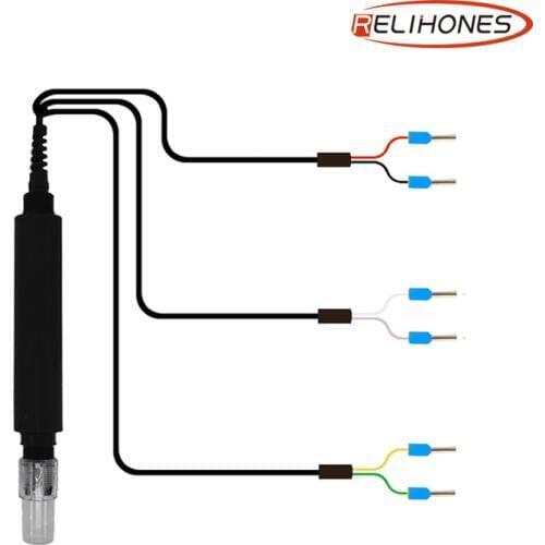 4-20mA RS485 Modbus RTU pH transmitter sensor probe 0-5V replaceable electrode IP68 waterproof for long term monitor 7X24H job