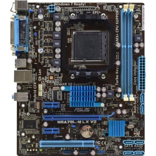 M5A78L-M LX PLUS For ASUS desktops pc motherboard DDR3 Socket AM3/AM3+ AMD 760G M5A97 970M Original Used Mainboard
