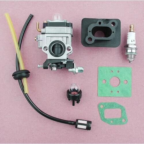 Carburetor Base Connector Intake Manifold Fuel Hose Fit For Brush Cutter 43cc 52cc 40-5 BC430 CG430