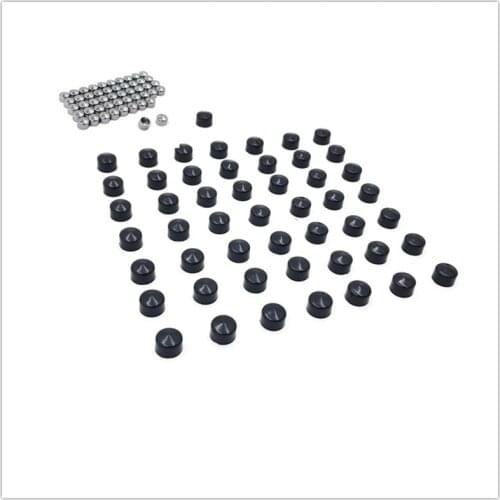 Aftermarket free shipping motorcycle parts 50 Piece Black Cap Dress Kit For 07-17 Harley Touring Engine Trans Primary More chrom