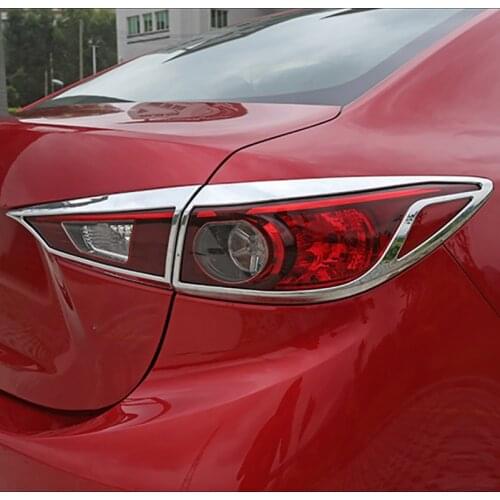 4pcs for Mazda 3 hatchback Axela 2017 Taillight Decorative frame