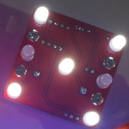 DIY Swing Shaking LED Dice Kit with Small Vibration Motor Diy Electronic Kits E56C