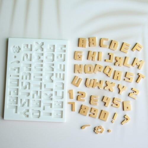 Letter Number Shape Silicone Mold Fondant Cake Decorating Mould Sugarcraft Chocolate Baking Tools Kitchenware For Cakes Gumpaste