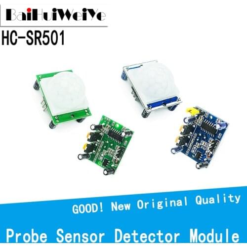 HC-SR501 Adjust IR Pyroelectric Infrared IR Pyroelectric Infrared PIR module Motion Sensor Detector Module for arduino NEW