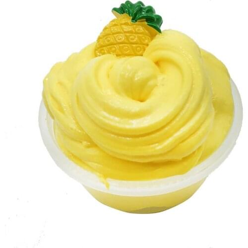 50% Hot Sale 60/100ml Kids Slime Toy Fruit Ice Cream Slime Mud Clay Craft Stress Reliever Sludge Kids Toy Soft Reusable