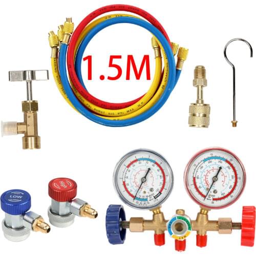 Air Conditioner Tools Freon r134a R12 R22 R404A Air Conditioning Pressure gauge refrigerant manometric manifold manifold Tools