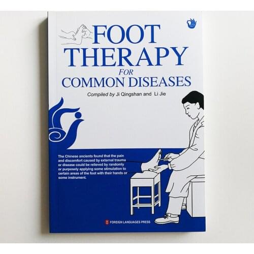 Foot Therapy for Common Diseases English Edition Book Chinese Traditional Medicine Book about Self Care Paperback