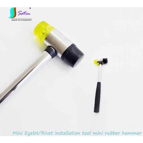 Mini Eyelet/Rivet Metal Button Installation Beat Tool Rubber Hammer,Doll Clothes/shoe Buckle Installation Hammer S0400L