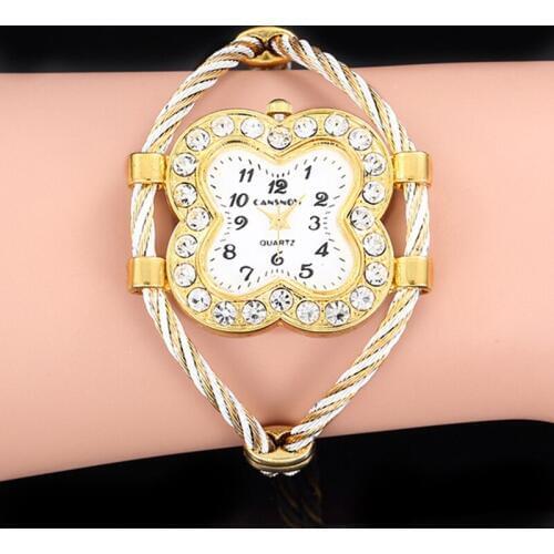 2020 New Starry Sky Women Watches Diamond Dial Ladies Watch Bracelet Stainless Steel Back WristWatch Rhinestone Elegant Retro