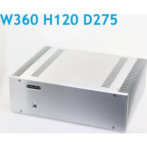 Size W360 H120 D270 20W small armor dedicated all-aluminum power amplifier combined chassis pure rear-stage chassis BZ3612AB