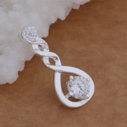 Wholesale High quality silver plated Fashion jewelry chains necklace pendant WN-059