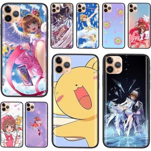 For Samsung Galaxy S20 Ultra 5G S30 Ultra S21 S10 S10E Plus Lite Cardcaptor Sakura Durable Black Funda Fashion Cover