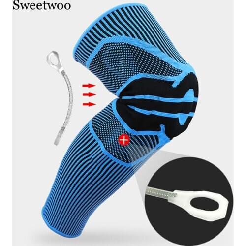 SWEETWOO Knee Protector Upgraded Elastic Knee Support Brace Rodillera For Running, Basketball, Volleyball, Football Knee Pads