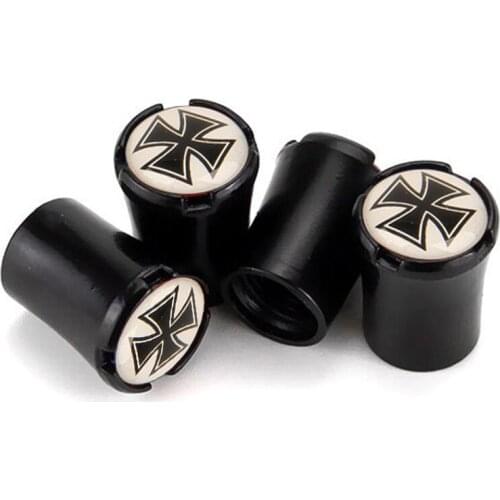 4pcs/Lot Cross Logo Car Tire Valve Caps For Buick Excelle XT Encore Regal GS Wheel Tires Air Dust Waterproof Screw Airtight Cap