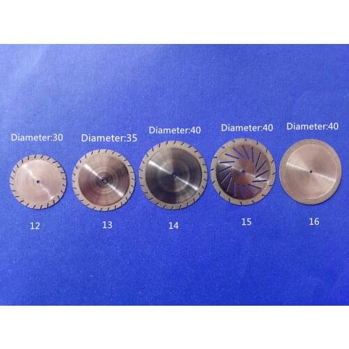 Dental Lab Polishing diamond Double sided cutting disc for Dental Cutting Plaster Disc Wheel Dental Lab Tool 40&45*0.30mm