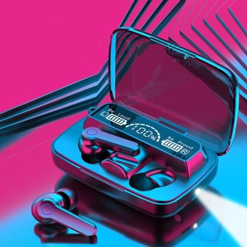 M19 TWS Wireless Bluetooth 5.1 Earphones Touch Control Hands-Free Earbud Noise Canceling Sport Waterproof Headphones With Mic